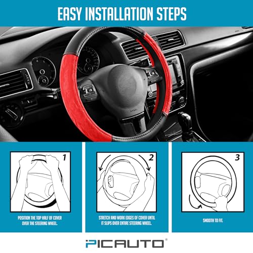 Steering Wheel Cover (Red)