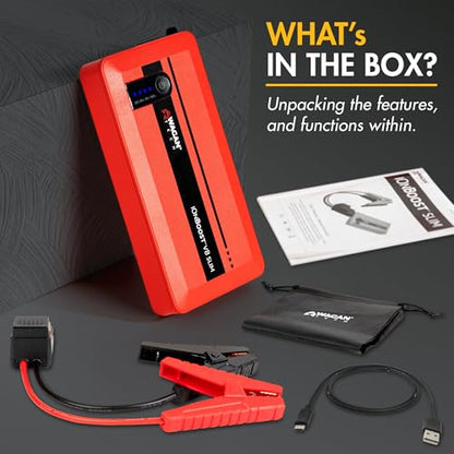 EL7601 iOnBoost V8 Slim Jump Starter 1200A Peak 12V Portable Booster (Slim V8)