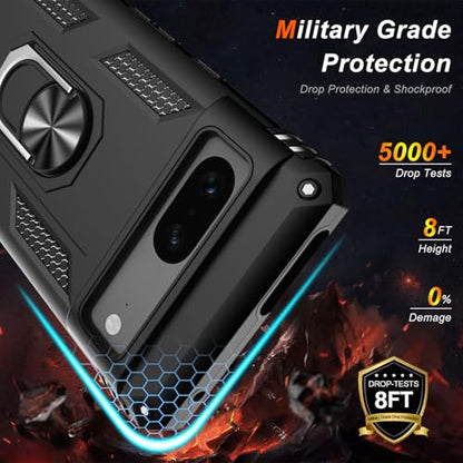 for Google Pixel 7 Case with Screen Protector (Black / Google Pixel 7)