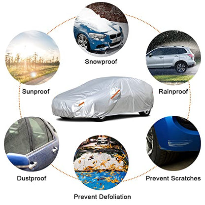 Station Wagon Car Cover Waterproof All Weather (C4 For Hatchback-Length ( 178-190 inch ))