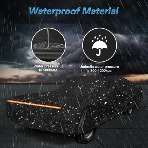 Car Cover for Chevy Caprice 2 (Black / for Chevy Caprice 1966-1996)