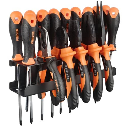 Screwdriver Organizer Rack Heavy Duty (Black Screwdrivers Holder)
