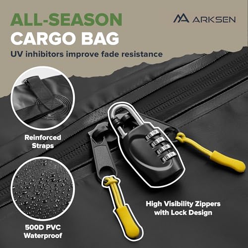 64"x39"x4" Roof Rack Cargo Basket with 21.5 Cu Ft Bag (64" Roof Rack with Cargo Bag)