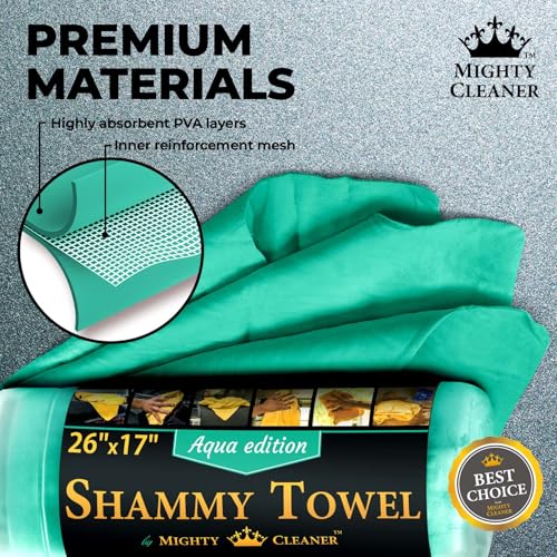 Shammy Cloth for Car Drying (Mint)