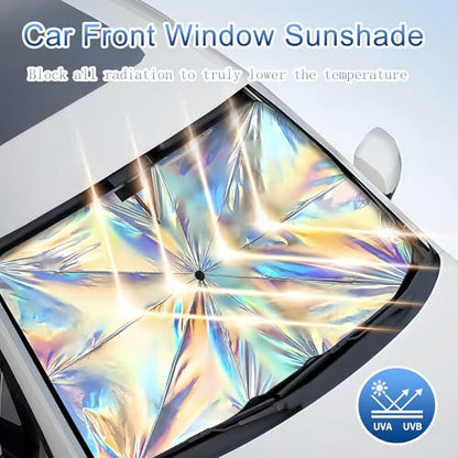 Car Windshield Sun Shade Umbrella (55"x31")