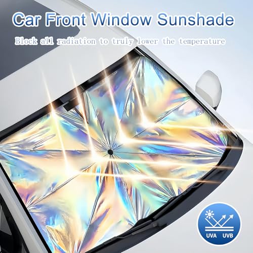 Car Windshield Sun Shade Umbrella (59"x33.5")