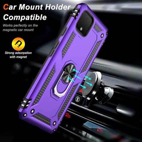 for Google Pixel 4 XL Case with Screen Protector (Purple / Google Pixel 4 XL)