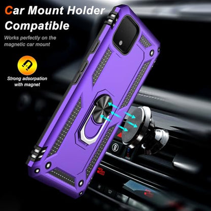 for Google Pixel 4 XL Case with Screen Protector (Purple / Google Pixel 4 XL)
