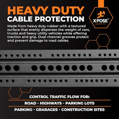 6 Ft Rubber Speed Bump (2) Speed Bump / 1 Pack)