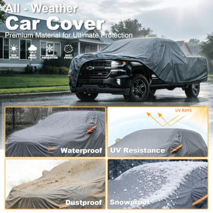 Premium Truck Cover Custom Fit Ford F (08 Ford / 8.23 Ford F-250/F-350 Crew Cab/SuperCab Short Bed)