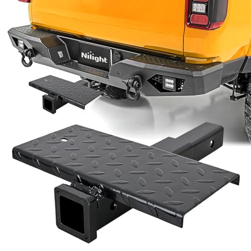 Hitch Extender with Step 2" Receiver 14"x7" Anti (Hitch Extender with Step)