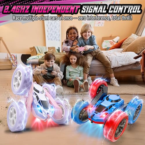 Remote Control Car for Girls (Pink&purple / Pro (USB-C & Modular Battery))