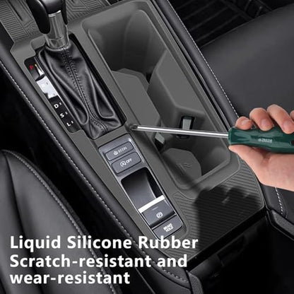 Center Console Silicone Organizer Wrap for Honda Accord 2023 (Black for Center Console Organizer)