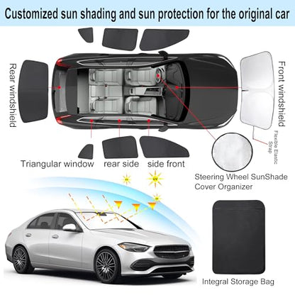 Window Shades for Mercedes Benz C Class W205 C250 C300 C400 2015 (Benz C Class W205 C250 C300 C400 2015-2021)