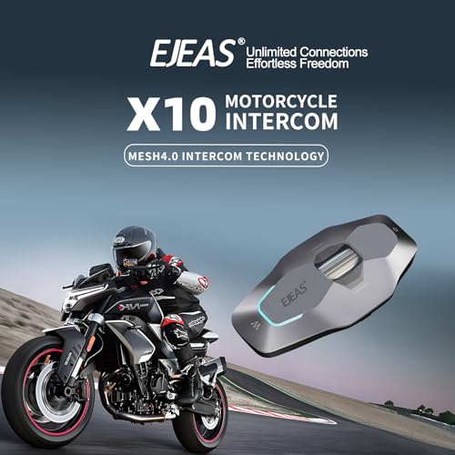 X10 Motorcycle Helmet Bluetooth Headset Speakers Headphone (Red)
