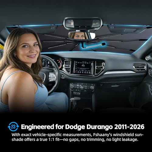 Windshield Sun Shade Umbrella for Dodge Durango 2011 (For Dodge Durango 2011-2026)