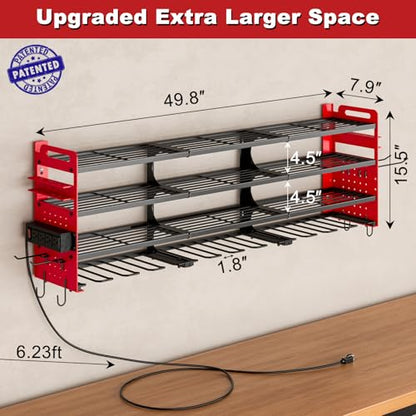 Power Tool Organizer Wall Mount (Red)