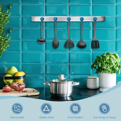 Magnetic Hooks Steel Tube Design for Cruise (Royalblue / 80lb Magnetic Hooks)