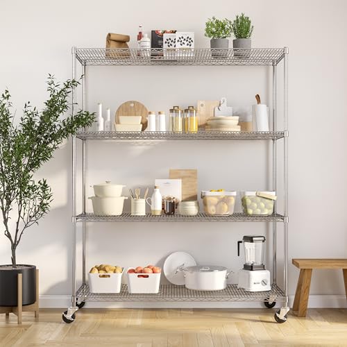 UltraDurable 4 (Steel / 4-Tier Shelving, 60" W x 24" D)