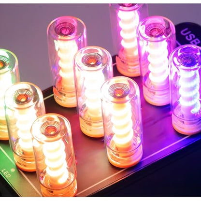 3D Dimmable Touch Control USB Car Interior Lights (Clear-Yellow)