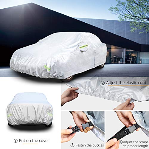 Silver Weatherproof Car Cover (Sedans up to 200")