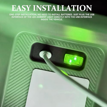 Car Interior LED Lights (Green Light)
