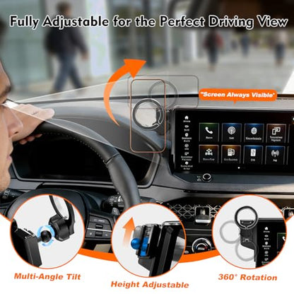Magnetic Car Phone Mount for Honda Accord Hybrid 2023 2024 2025 2026 Only (for 2023-2026 Accord Hybrid 12.3-Inch)