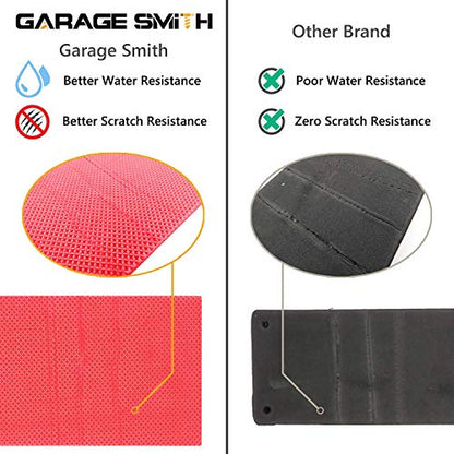 GWP02S Garage Wall Protector Car Door Protectors (Red)