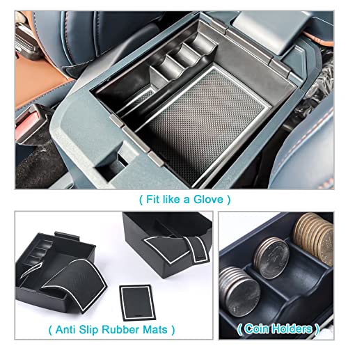 for 2022 2023 2024 2025 2026 Ford Maverick Center Console Organizer Tray 2022 (White Trim)