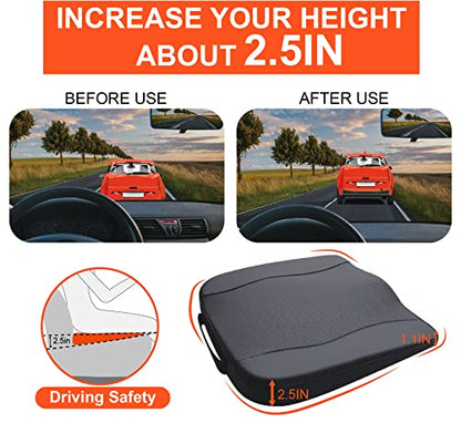 Car Seat Cushion (Classic Black)