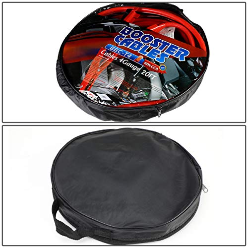 Heavy Duty 20 Feet 4 Gauge Booster Cable Power Jumper 500 AMP Emergency Battery Start Car (20Ft / 4-Gauge)