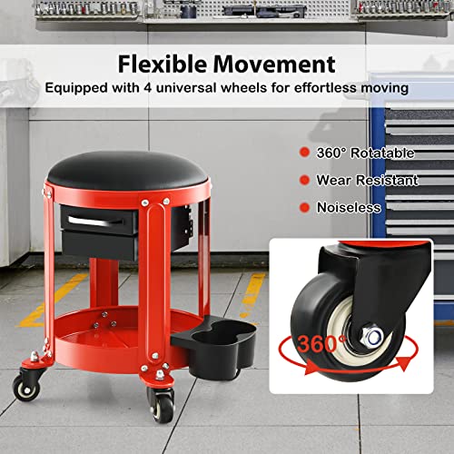 Garage Shop Roller Seats