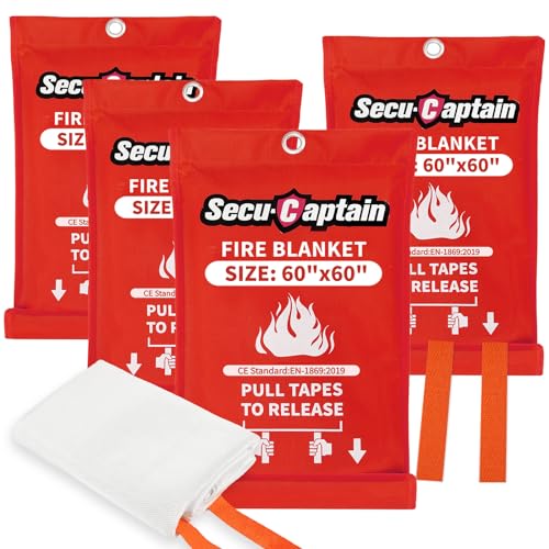 Emergency Fire Blanket for Home (60"x60")