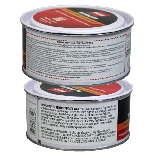 Nano Care Blueberry Paste Wax for Fiberglass and Gel Coat