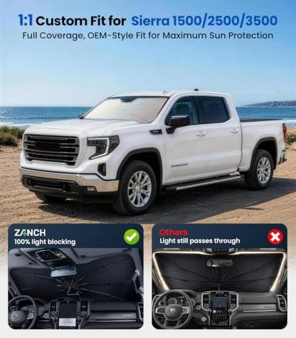 Windshield Sun Shade Umbrella (GMC Sierra 1500/2500/3500)