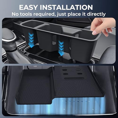 Cup Holder Insert & Wireless Charging Protective Mat for KIA Sorento 2026 2025 2024 2023 2022 2021 (Fits for 2021-2026 Sorento)