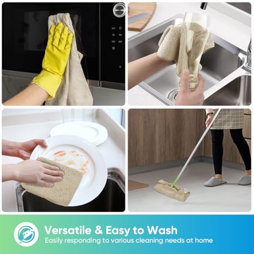 Brown Microfiber Cleaning Cloth (Brown)