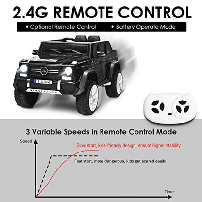 Ride On Truck (Black / Maybach G650)