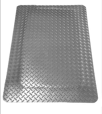 American Classic Gray Diamond Plate Anti (Grey / 3 x 8 Feet)