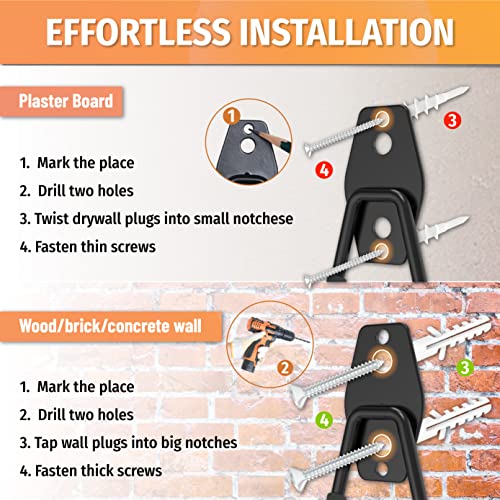 14PC Garage Hooks Heavy Duty (Garage Hook Kit 14 PC)