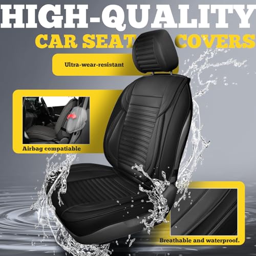 Front Car Seat Covers (Black / Front)