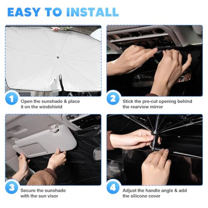Windshield Sun Shade Umbrella for 【2016 (FOR | Pilot 16-26)
