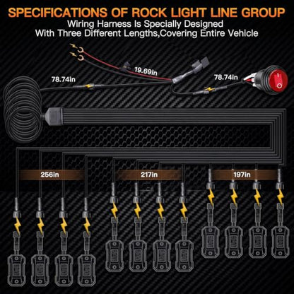 Rock Lights Wiring Harness Kit
