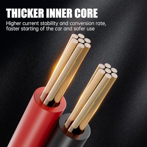 Heavy Duty Jumper Cables for Car Battery (0 Gauge （30FT）)