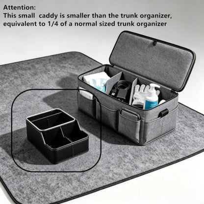 Car Storage Organizer Between Seats (Black)