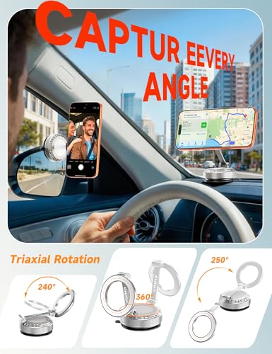 Car Phone Holder for Magsafe (Silver)