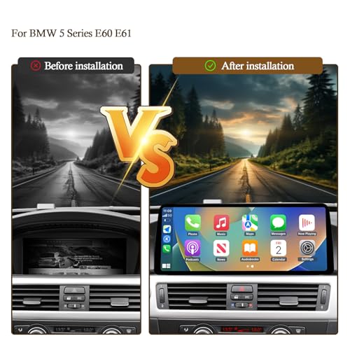 12.3 Inch CarPlay for BMW 3 5 Series E60 E61 E62 CCC 2005 (12.3inch)