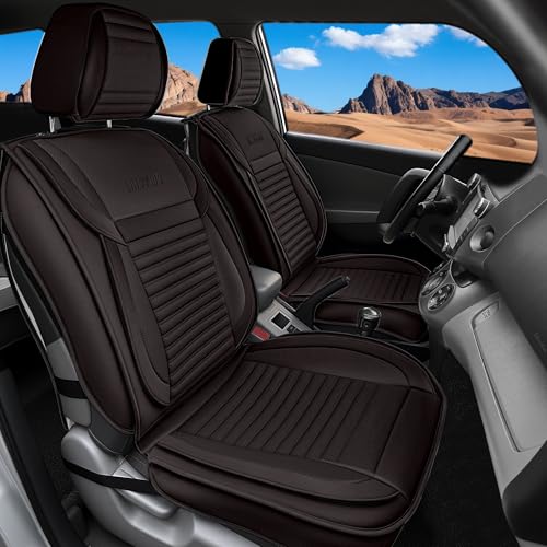 Front Car Seat Covers (Brown / Front)