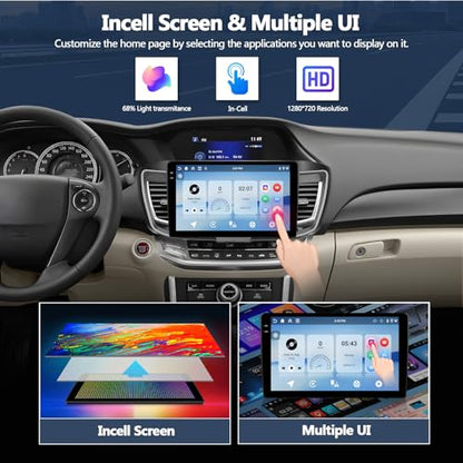 4G+64G Car Radio for Honda Accord 9th 2016 2017