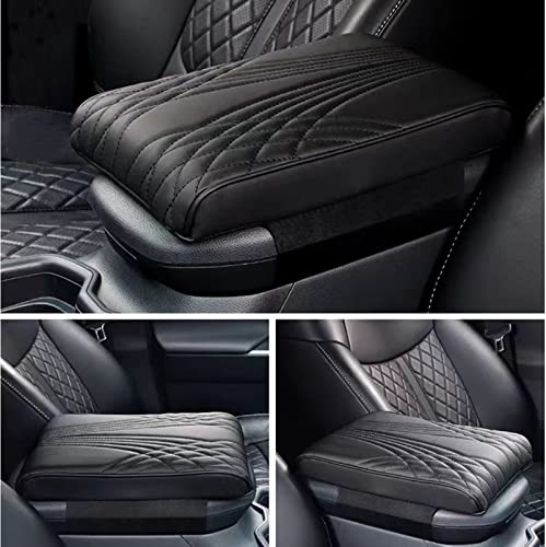 Car Center Console Cover (Black / Texture 2)